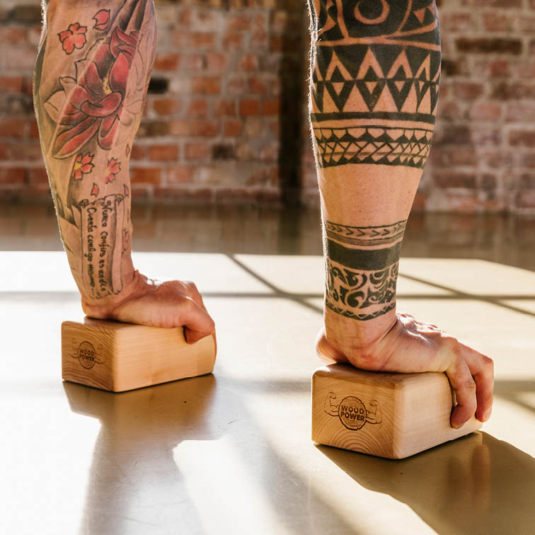 WoodPower® Handstand Wood Balancing Blocks - Comfort Edition